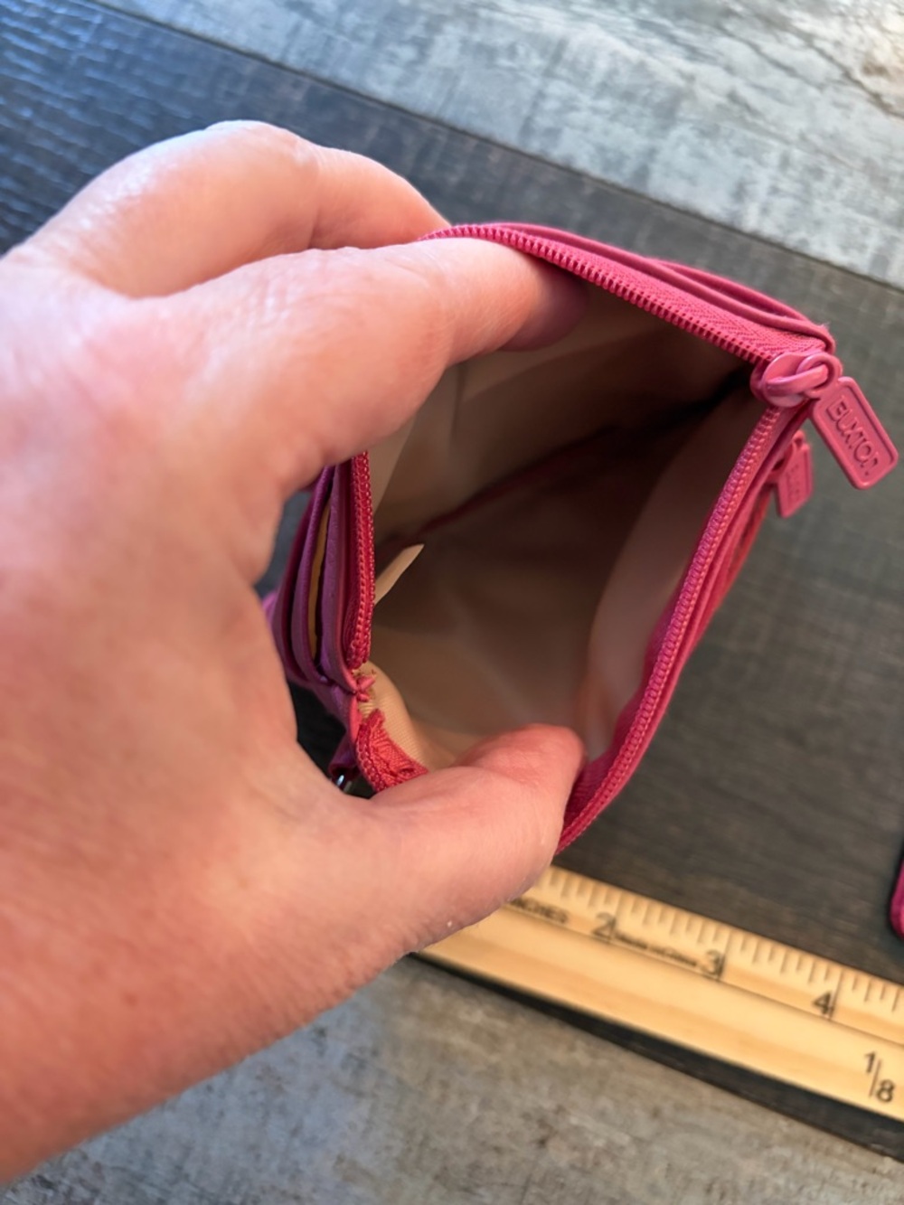 Buxton Pink Leather RFID Wallet & Card Holder Set - Picture 3 of 7